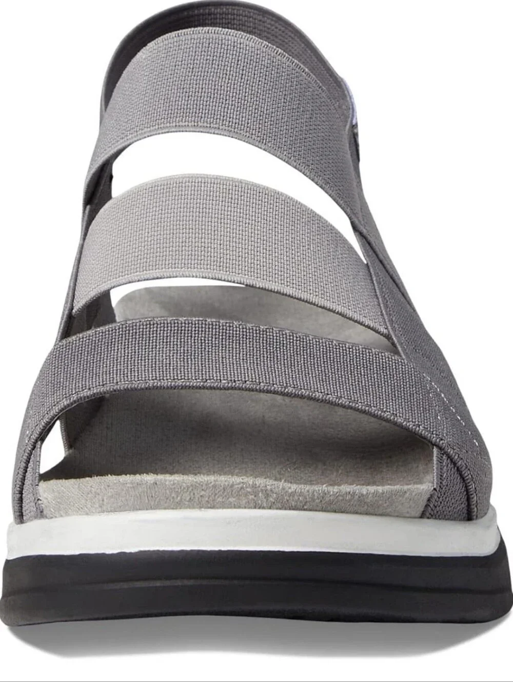 JAMBU JBU Womens Light Gray NEW!! Multi-Strap Slingback Sandal